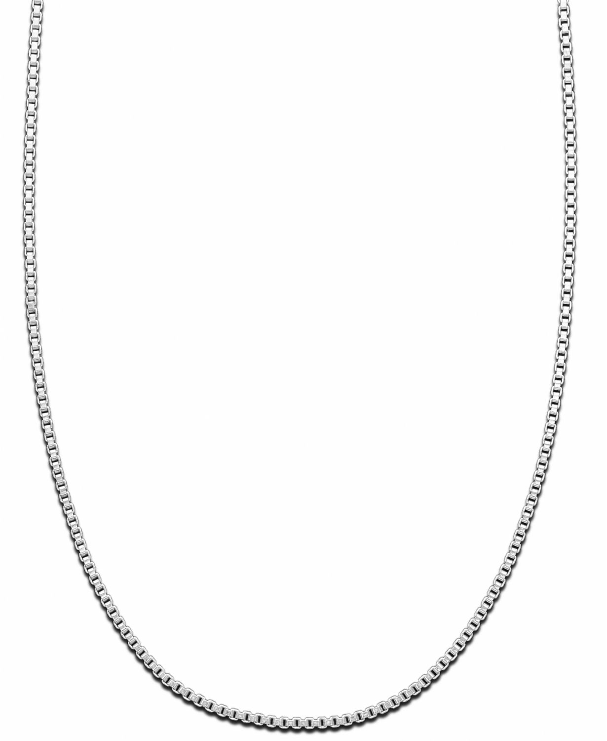 16" Giani Bernini Sterling Silver Box Chain Necklace $13 at Macy's w/ Free S&H on $25+