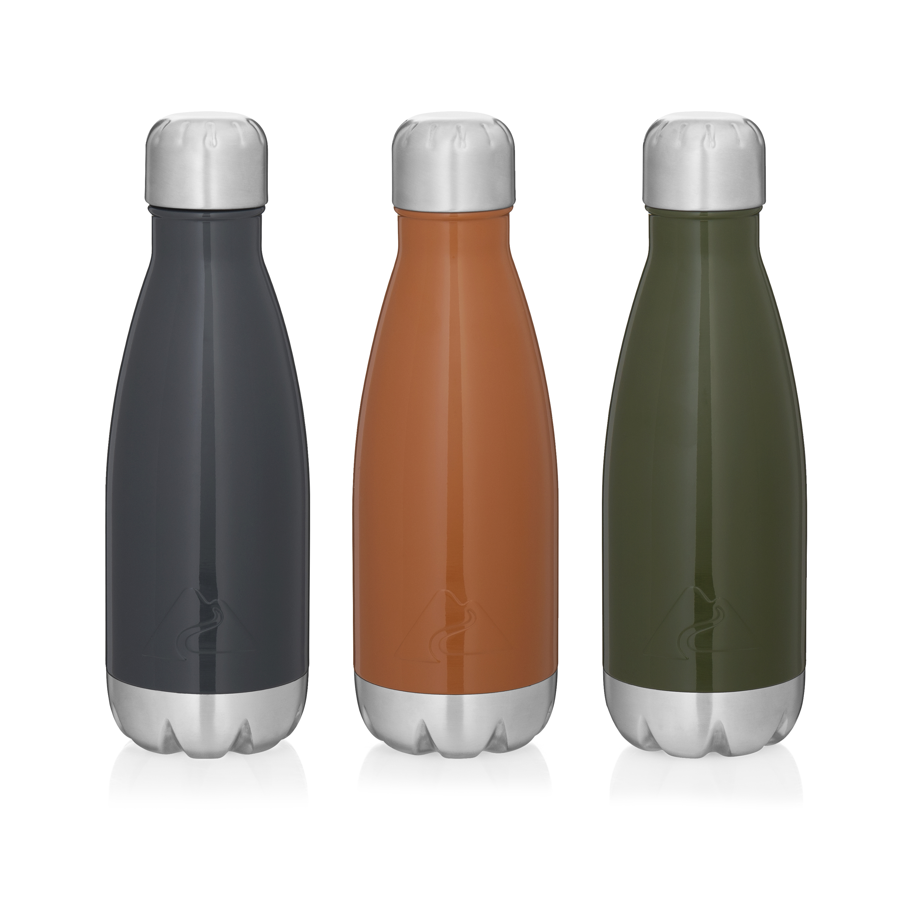 3-Pack 12-Oz Ozark Trail Vacuum Insulated Stainless Steel Water Bottles $14.25 at Walmart + Free S&H on $35+