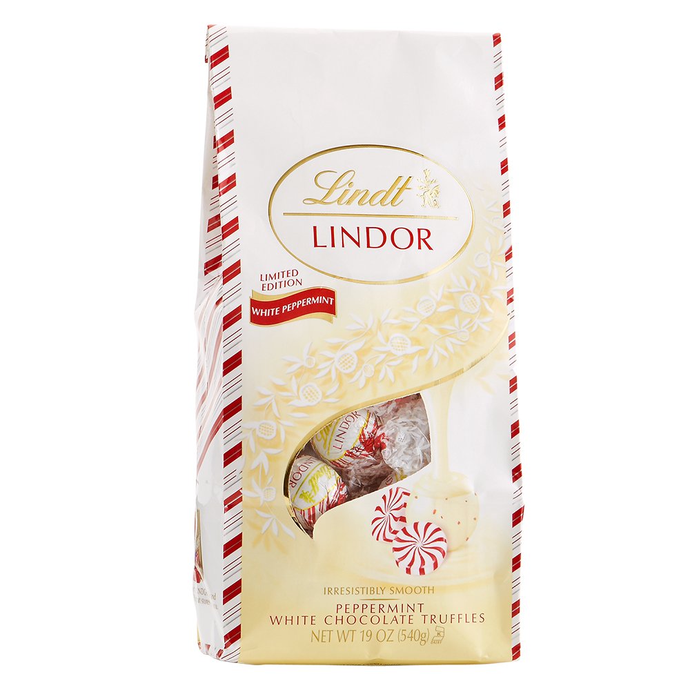 19-Oz Lindt Holiday Truffles (White Chocolate Peppermint)  $8.75 + Free Shipping w/ Prime or $25+