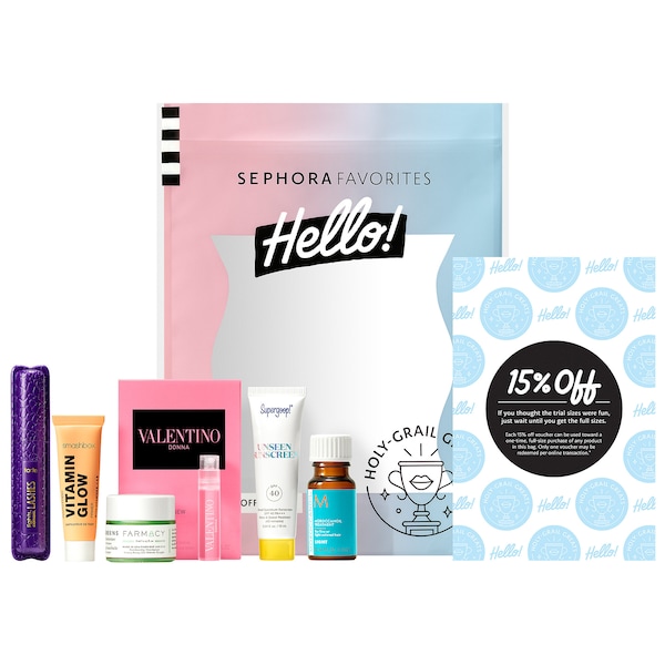 6-Piece Sephora Favorites Hello! Holy-Grail Greats $6.40 & More + Free Shipping