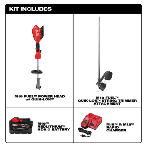Milwaukee M18 FUEL String Trimmer Kit 2825-81ST international tool $134.89