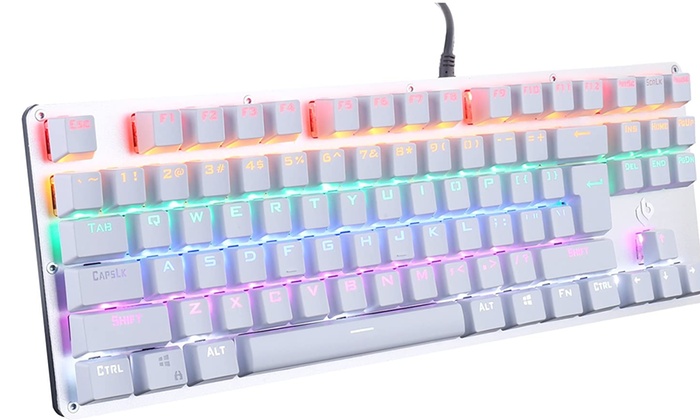 LEOBOG Professional Gaming Mechanical Keyboard K21 Laser Engraved Keycaps $9.99