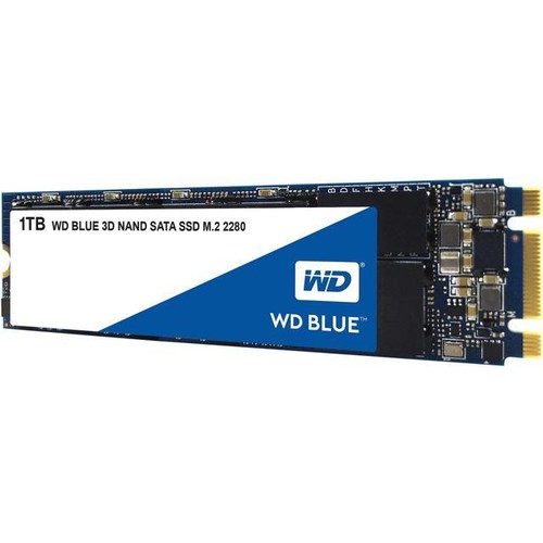 WD Blue 3D NAND 1TB PC SSD - SATA III 6 Gb/s M.2 2280 Solid State Drive - WDS100T2B0B $99.99