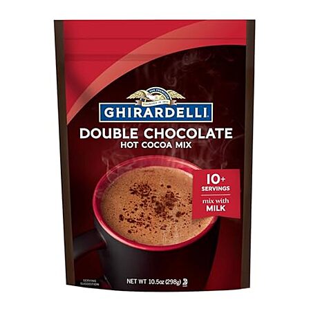 GHIRARDELLI Double Chocolate Hot Cocoa Mix-Pack of 6, 10.5 oz. Bags-$8.45-Amazon-Huge YMMV