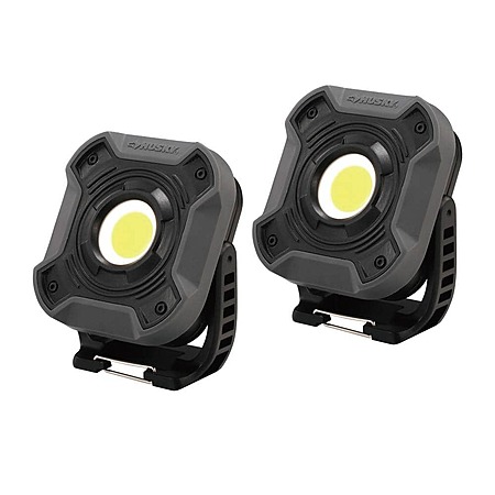 2 pack Husky 800-Lumen LED Utility Lights 2-Modes with Magnetic Handle and Batteries, $14.97, free shipping, Home Depot