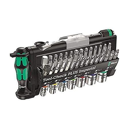 Woot! App: 39-Piece Wera Tool-Check Plus Bit Ratchet Set w/ Sockets (Imperial) $63 & More + Free S/H w/ Prime