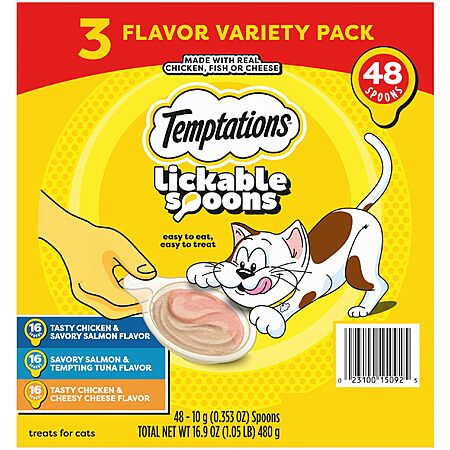 $8 Off Temptations Cat Treats Variety Pack