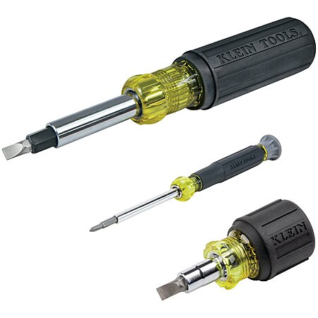 3-Piece Klein Tools Multi-Bit Screwdriver and Nut Driver Set $20 + Free Store Pickup