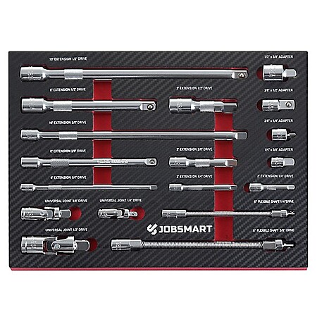18-Piece JobSmart Socket Accessory Set - 2025-12-17