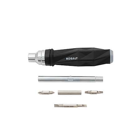 Kobalt 10 -Piece 4-in Magnetic Ratcheting Multi-Bit Replaced Screwdriver Set, $9.98, free pickup, Lowe's
