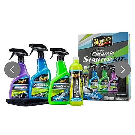 5-Pc Meguiar's Hybrid Ceramic Starter Kit + 11% Menards Mail-In Rebate ...