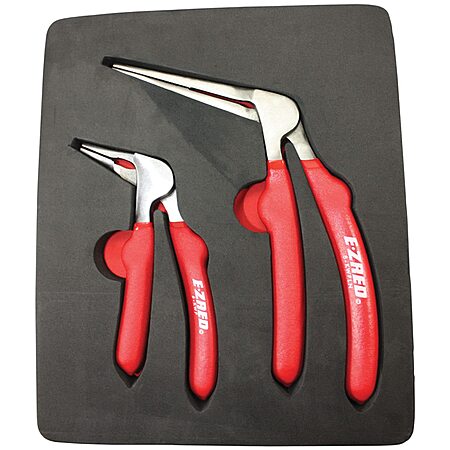 Set of 2, EZRED KWP2 Kiwi Bent Head Needle-Nose Pliers, $18.99, Amazon