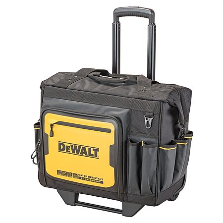 +10% back with Prime Visa, DEWALT 18 Inch Rolling Tool Storage Bag with 27 Pockets (DWST560107), $99, Amazon