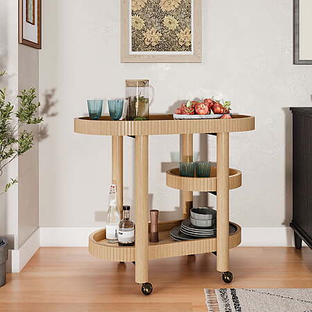 Beautiful Drew Bar Cart by Drew Barrymore, $84.47, 3 colors, FS, Walmart