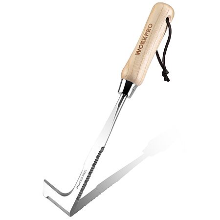 WORKPRO Crack Weeder, 12" Stainless Steel Crevice Weeding Tool with Ash Wooden Handle, $9.99, Amazon