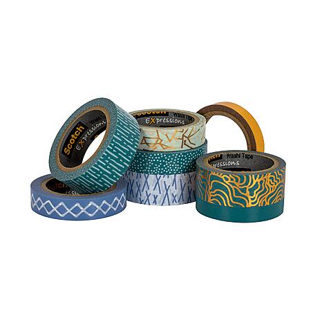 8 rolls Scotch Expressions Washi Tape, $7.71, Amazon