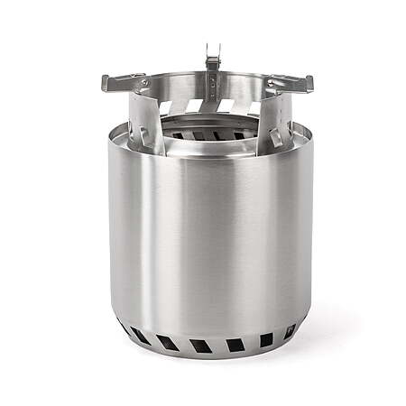 Ozark Trail Stainless Steel Wood-Burning Camp Fire Pit, 7 in x 7 in x 9.4 in, $39.97, FS, Walmart