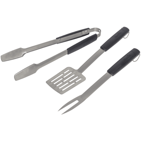 Free ship, Charbroil 3-Piece Aspire Grilling Tool Set, Stainless Steel - Fork, Spatula, & Tongs, $9.36, Walmart