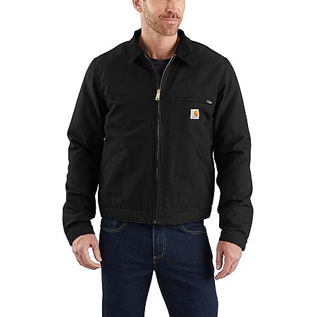 Carhartt Men's Iconic J01 Duck Detroit Jacket (Black, S - XL) $89.75 + Free S&H
