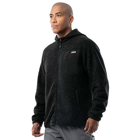 Wrangler Outdoor Men's & Big Men's Full Zip Burly Utility Backpacking Sweater Hoodie, as low as $13.96, Walmart