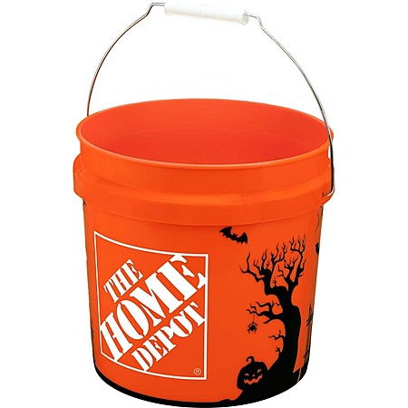 2-Gal Home Depot Halloween Bucket (Orange) $2.90 + Free S&H