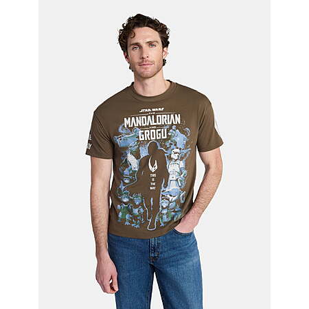 $5.81, WM, The Mandalorian Men's and Big Men's Mando Poster Graphic Tee with Short Sleeves