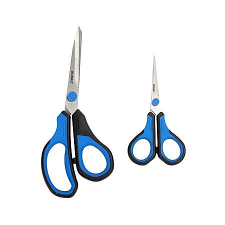 $6.98, Lowe's, Kobalt Blue 4.52-in Stainless steel Molded bi-material grips Scissors