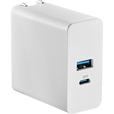 Insignia™ - 32W Dual Port Wall Charger for iPhone, Samsung Smartphones, Tablets and More - White, Best Buy