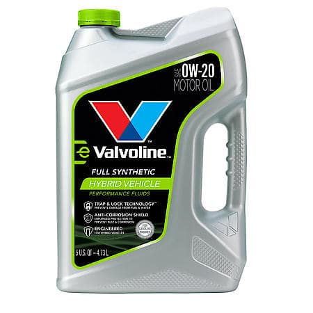 YMMV, $19.95, +$5 rebate, Valvoline Hybrid Full Synthetic 0W-20 Motor Oil, Maximizes Engine Life, 5 Quart, $19.95, free pickup, Advance Auto Parts
