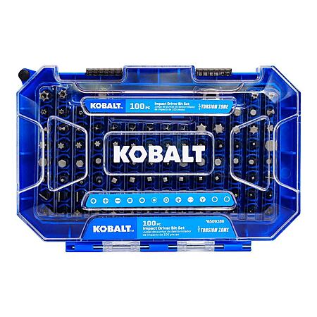 Lowe's, Kobalt 100 -Piece Impact Driver Bit Set