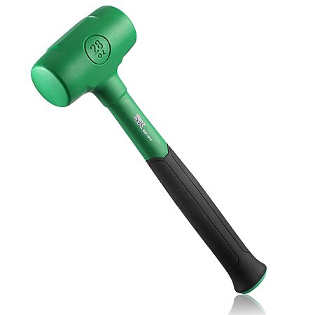 Amazon, SK 28oz Dead Blow Hammer, Steel Shot-Filled Molded Head, Low-Rebound