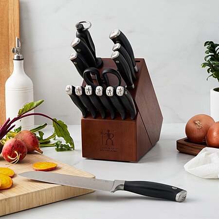 $99.99, FS, Costco, Henckels Forged Elite 15-piece Knife Set