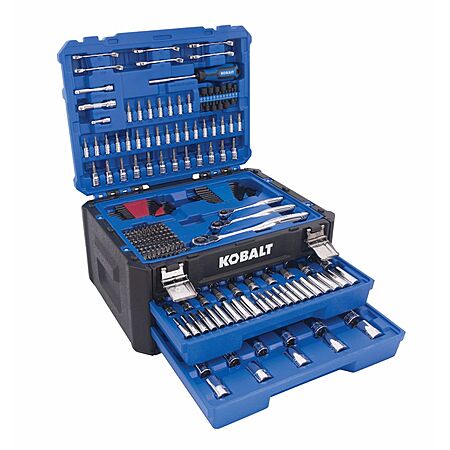 $99, Lowe's, Kobalt 302 Piece Metric and standard (SAE) Mechanics Tool Set with Hard Case