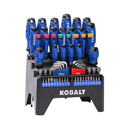 Lowe's, Kobalt 69 -Piece Pro Grip Screwdriver Set with Rack