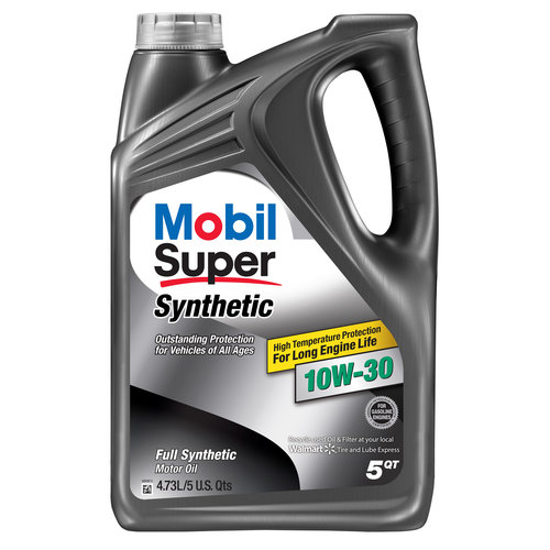 Mobil Super Synthetic 5 quart Jug 10w30 Oil $17.05 at Walmart - $7.05 with rebate