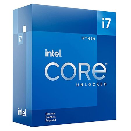 Intel Core I7 Socket LGA 1700 12700KF $219.00 and Core I5 12600K $179. ...