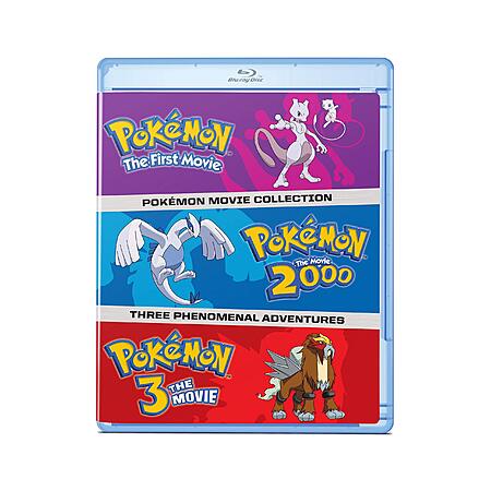 Pokemon The Movies 1 - 3 Collection Blu-Ray $13.99 @ Amazon
