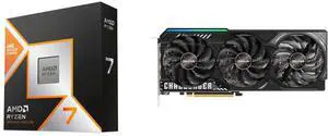 AMD RYZEN 7 9850X3D + ASRock RX9070XT CL 16G + GAMDIAS 240mm AIO Liquid Cooler