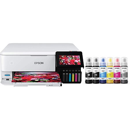 Epson EcoTank Photo ET-8500 Wireless Color All-in-One Supertank Printer $449.99 @Amazon