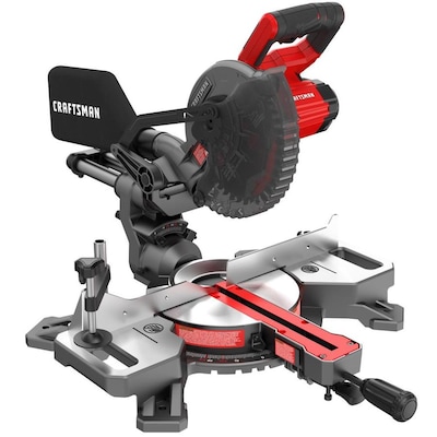 CRAFTSMAN V20 7-1/4-in-Amp 20-Volt Max Single Bevel Sliding Compound Cordless Miter Saw $199