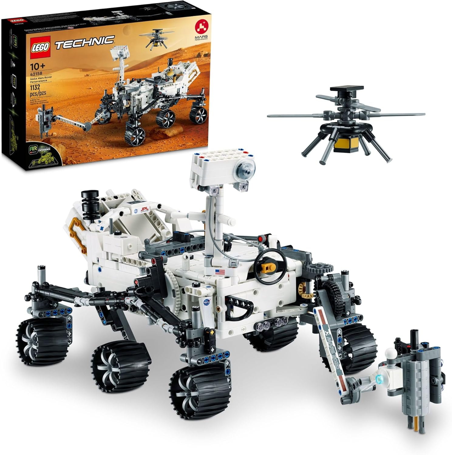1132 Piece LEGO Technic NASA Mars Rover Perseverance 42158 79.95 Free Shipping