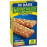 30-Count Nature Valley Crunchy Granola Bars (Oats 'n Honey & Peanut Butter) $4.09 w/ S&S + Free Shipping w/ Prime or on orders over $35