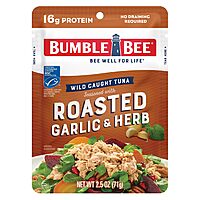 2.5-Oz Bumble Bee Roasted Garlic & Herb Seasoned Tuna Pouch $0.95 w/ S&S + Free Shipping w/ Prime or on orders over $35
