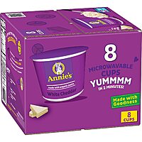 8-Count 2.01-Oz Annie's White Cheddar Mac & Cheese Cups $6.29 w/ S&S + Free Shipping w/ Prime or on orders over $35