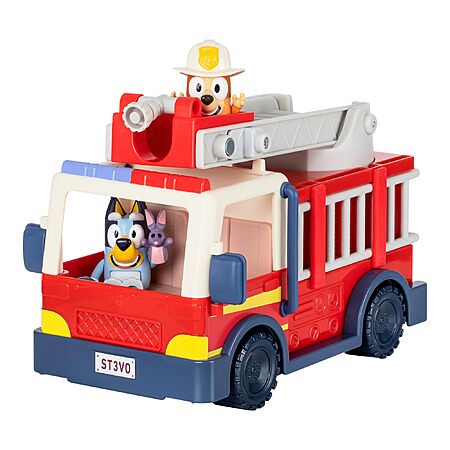 Bluey Firetruck Playset w/ Sticker Sheet $9 + Free Shipping w/ Prime or on orders over $35