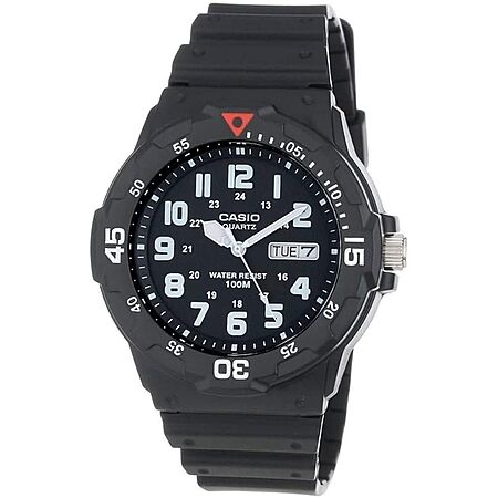 Casio Men's MRW200H-1BV Black Resin Dive Watch (Black) $15.34 + Free Shipping w/ Prime or on orders over $35