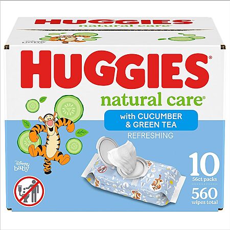 Huggies Wipes 560-Count for $11.40!