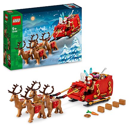343-Piece LEGO Santa's Sleigh Building Kit (40499) $24 
