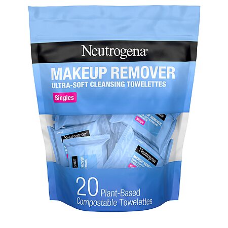 20-Count Neutrogena Makeup Remover Facial Cleansing Towelette Singles $3.45 w/ Subscribe & Save