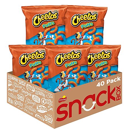 40-pk 0.875-oz Cheetos Cheese Flavored Snacks (Puffs) $13.40 w/ Subscribe & Save